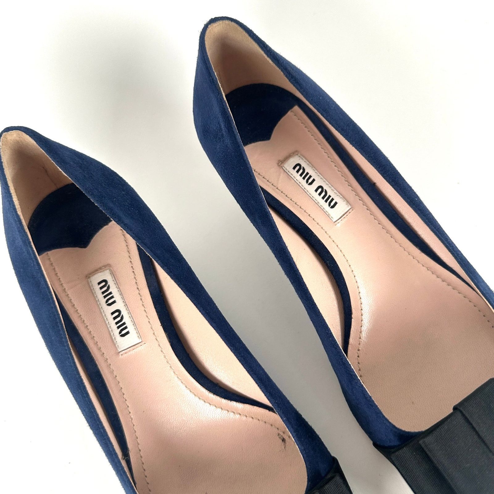 Miu Miu Miu Miu Bue Suede Kitten Heel Size 40 Size US 10 / IT 40 - 3 Thumbnail