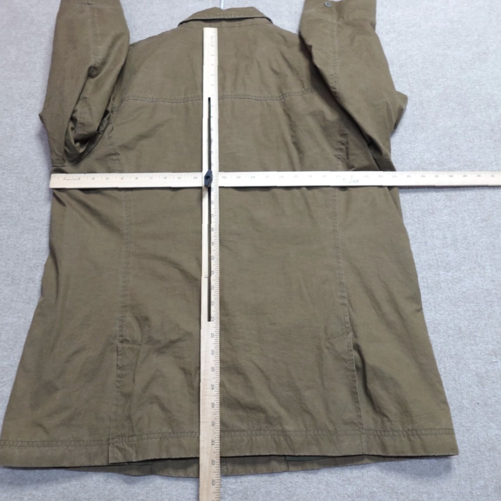 The Territory Ahead Territory Ahead Sport Coat XL Green Notch Lapel Single-Breasted Three-Button 3 Button Cotton Blend Double-Vented Men Large XLB? Size US XL / EU 56 / 4 - 7 Thumbnail