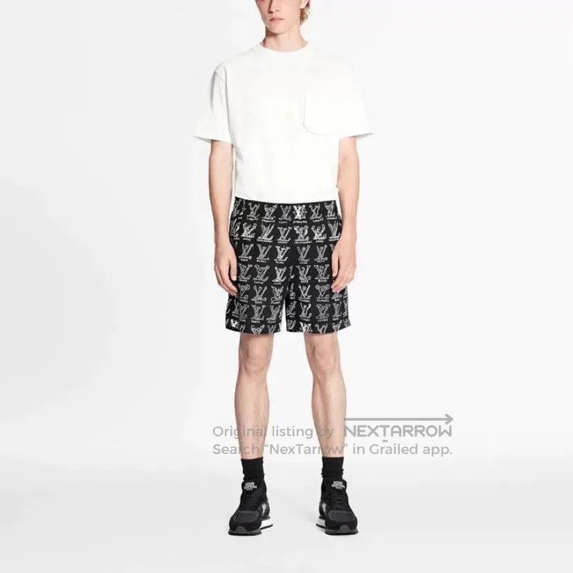 Louis Vuitton Louis Vuitton Gesture Print Casual Shorts. Size US 34 / EU 50 - 6 Thumbnail