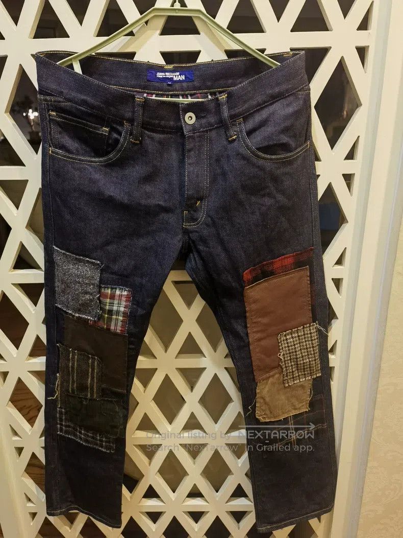 Junya Watanabe Junya Watanabe size M Classic Patchwork Patchwork Denim Pa Size US 27 - 2 Thumbnail