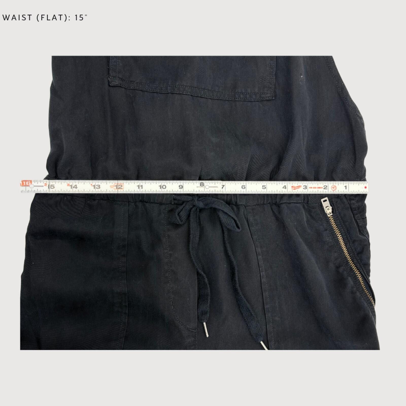 Other Aritzia Wilfred Free Valletta Overalls Cropped Black S Size 28" / US 6 / IT 42 - 7 Thumbnail
