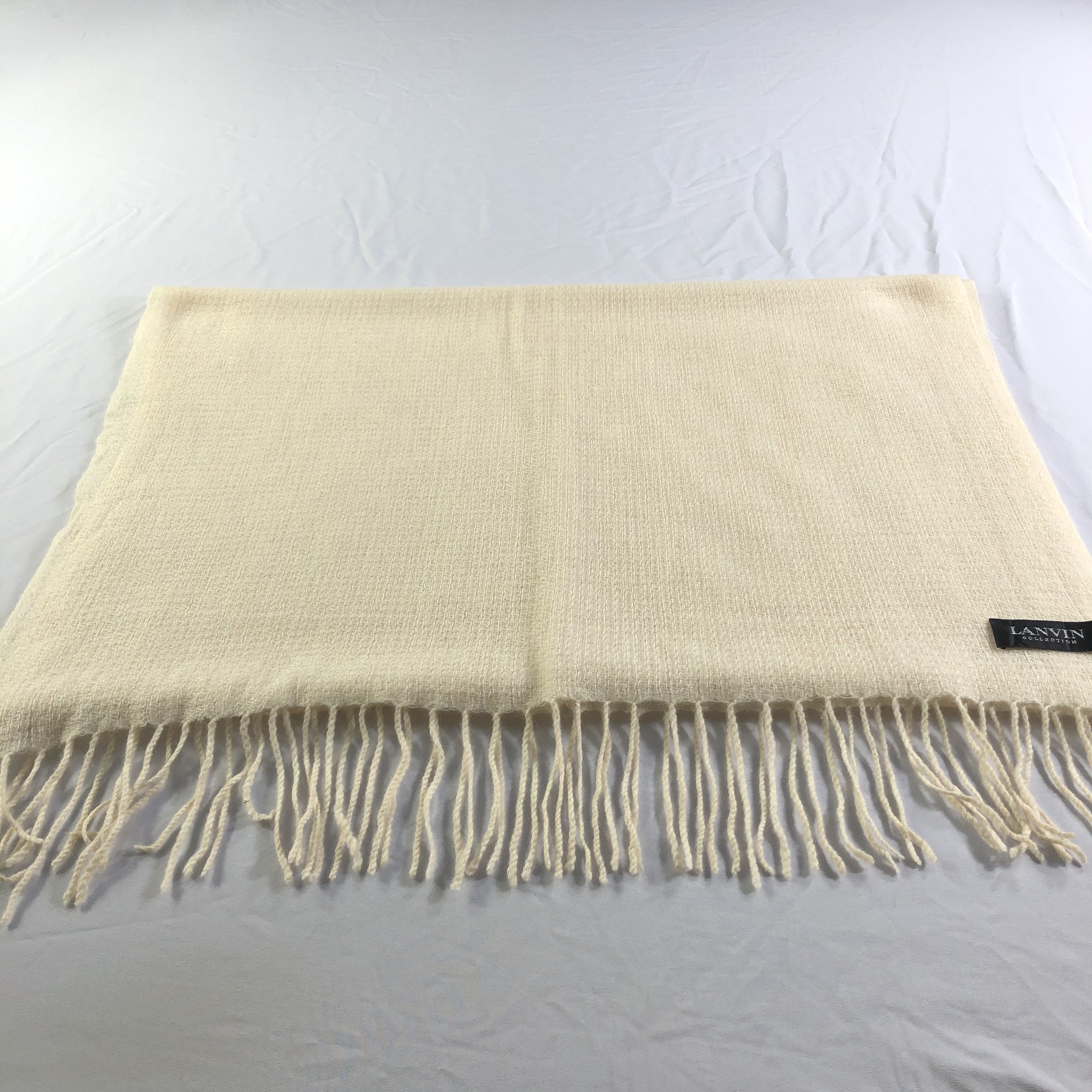 Lanvin Lanvin Cashmere Scarf Muffler Neckwear V2478 Size ONE SIZE - 3 Thumbnail