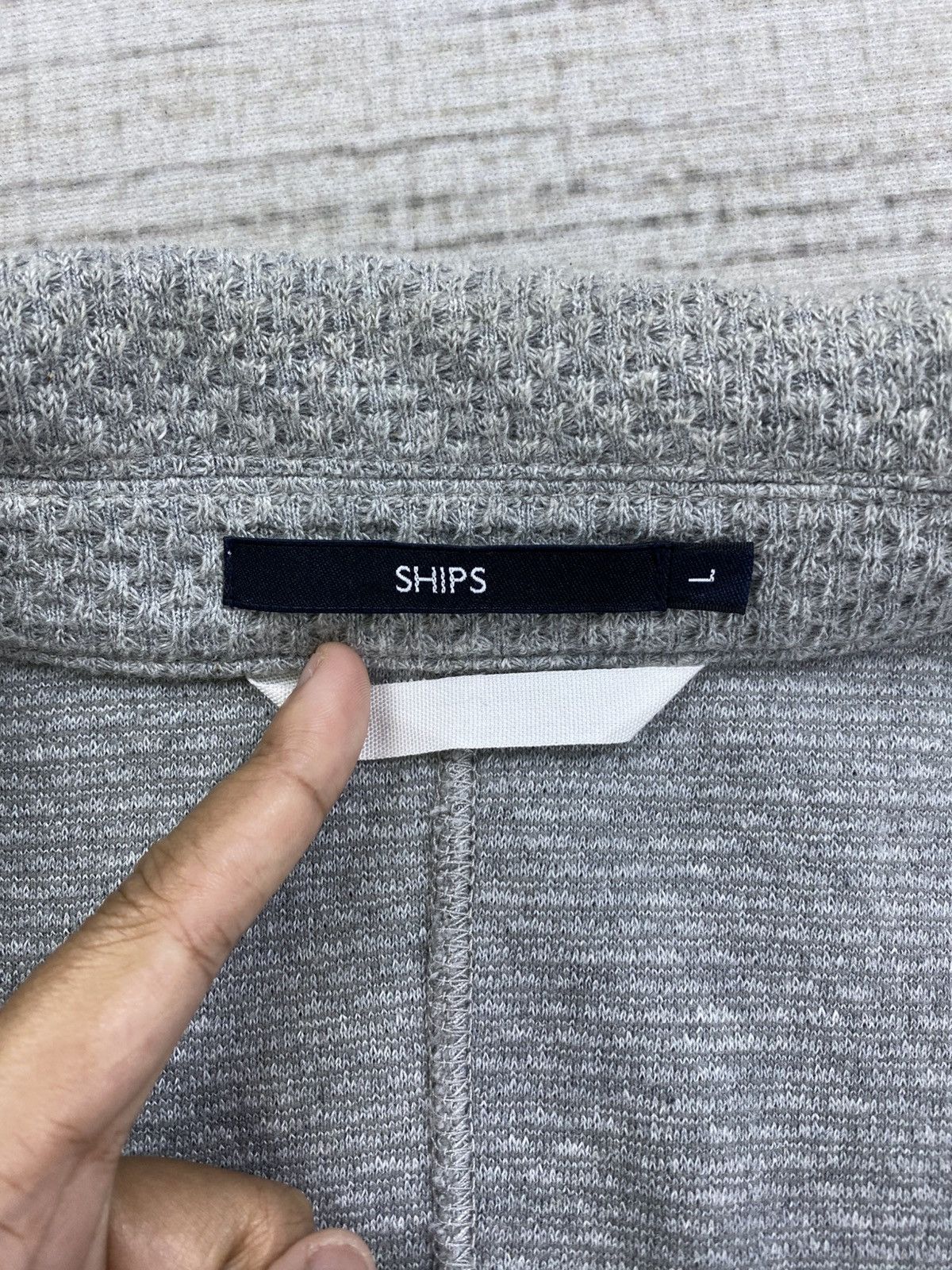 Japanese Brand × SHIPS × Vintage Vintage SHIPS Texbrid 3 Pocket Knit Jacket Size US M / EU 48-50 / 2 - 7 Thumbnail