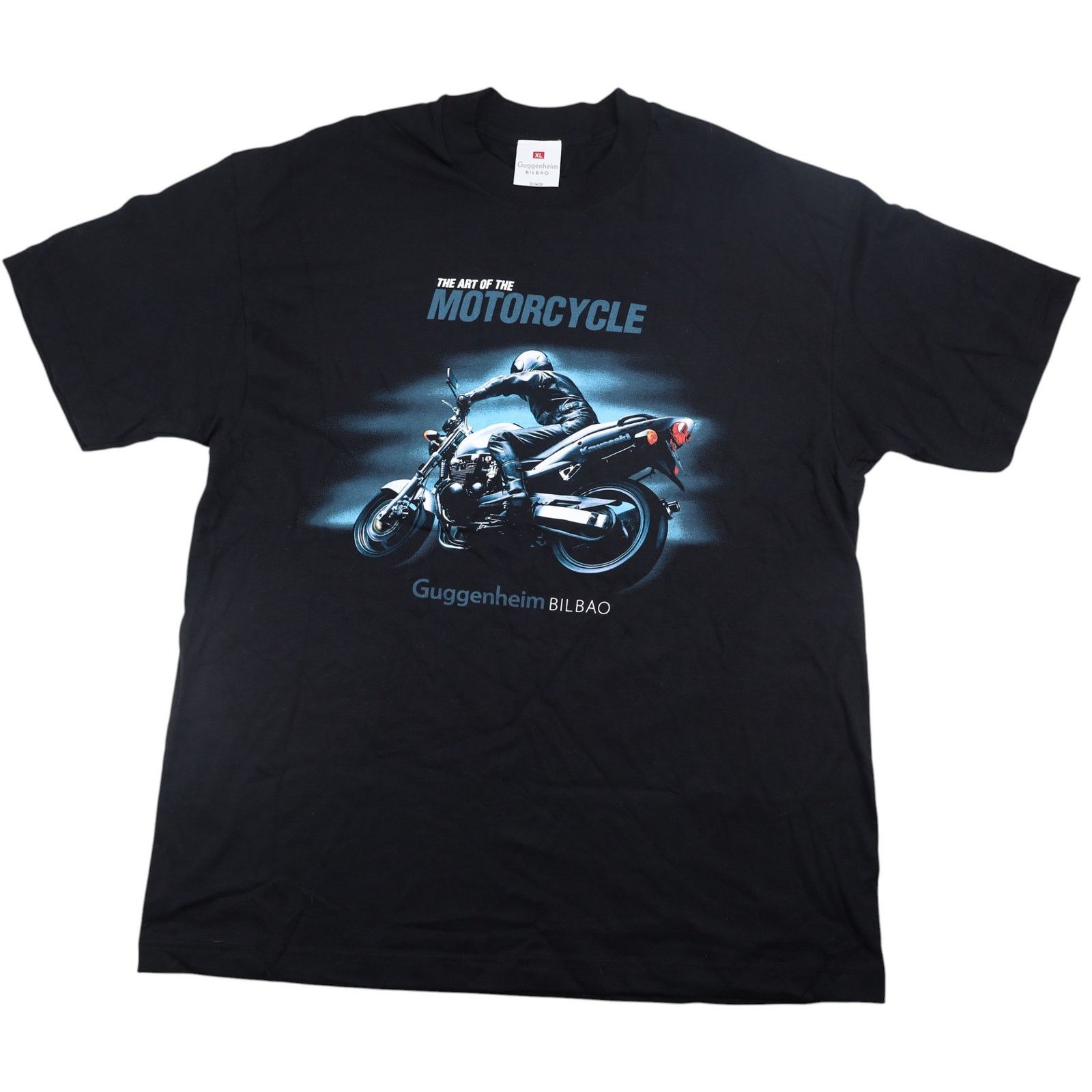 Vintage VTG Guggenheim Bilboa Art of the Motorcycle Graphic T Shirt Size US XL / EU 56 / 4 - 1 Thumbnail