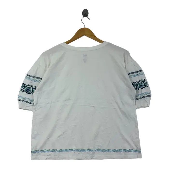 Anna Sui ANNA SUI x UNIQLO Flower Floral Paisley Tee Shirt Top Size L / US 10 / IT 46 - 2 Thumbnail