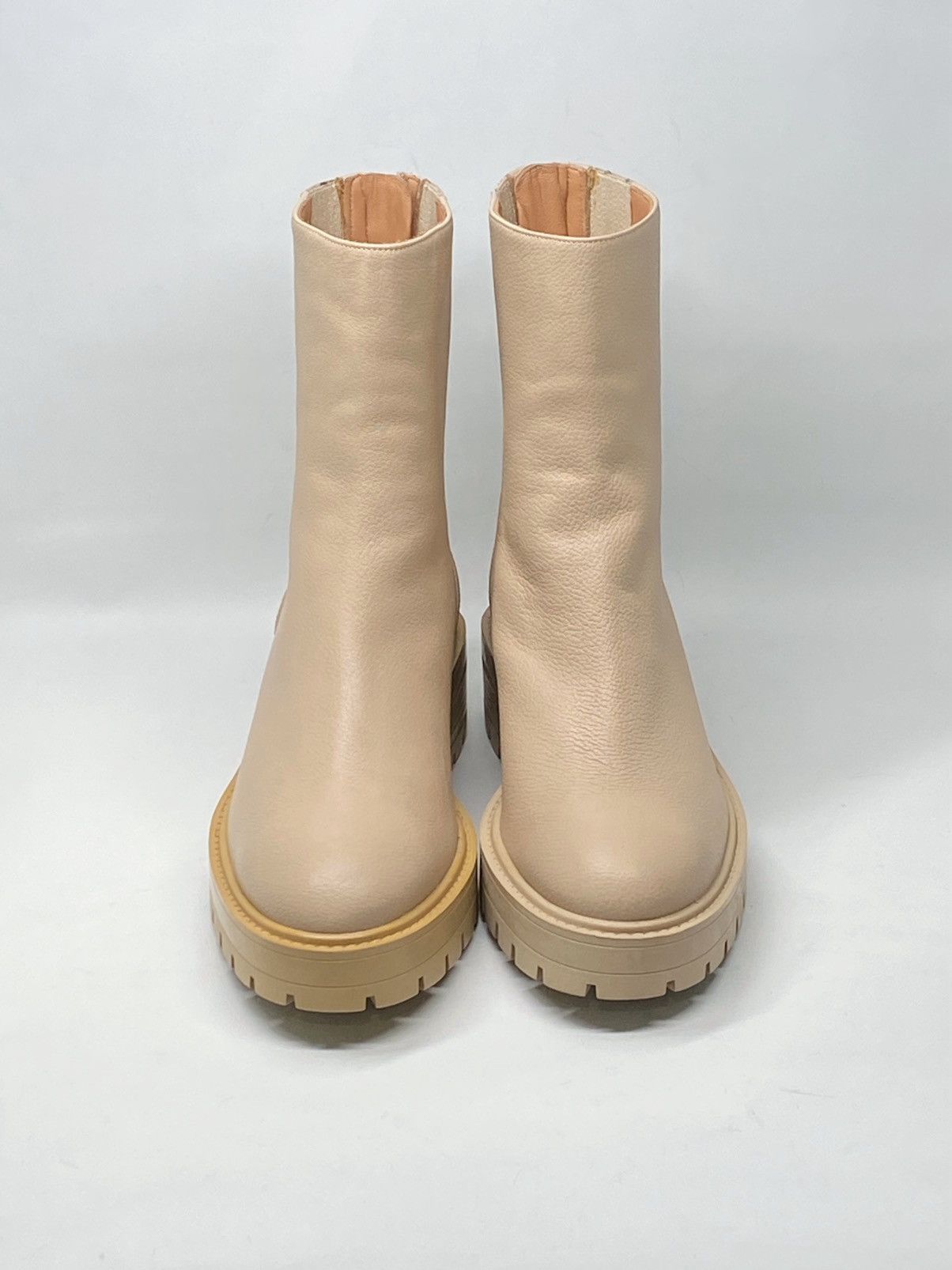 Aquazzura Aquazzura Saint Honore Leather Combat Booties size 36 Size US 6 / IT 36 - 4 Thumbnail