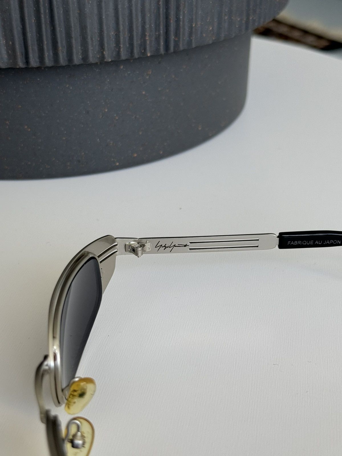 Yohji Yamamoto Yohji Yamamoto Archive Narrow Silver Metal Sunglasses Japan Size ONE SIZE - 10 Thumbnail