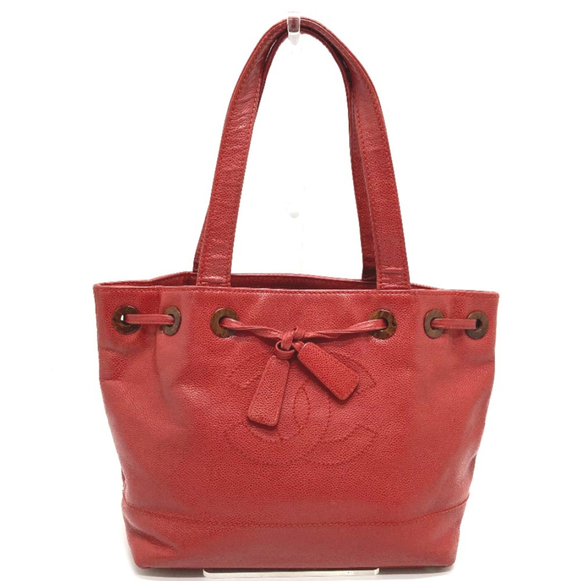 Chanel Chanel CC Mark bag vintage Tote Bag Red Size ONE SIZE - 1 Thumbnail