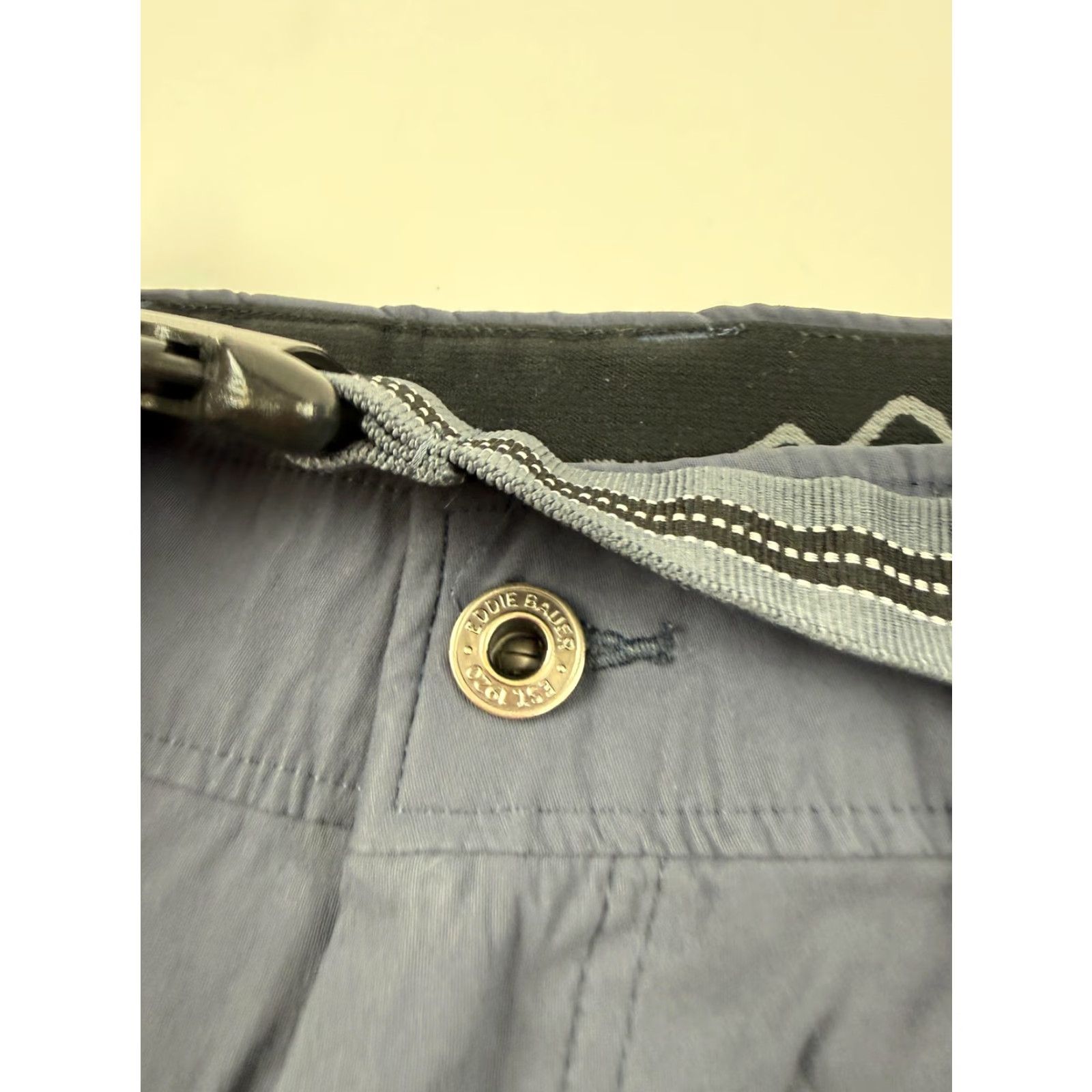 Eddie Bauer Eddie Bauer Shorts Mens 34 Blue Cargo Stretch Nylon Belted Inseam 11in Outdoor Size US 34 / EU 50 - 4 Thumbnail