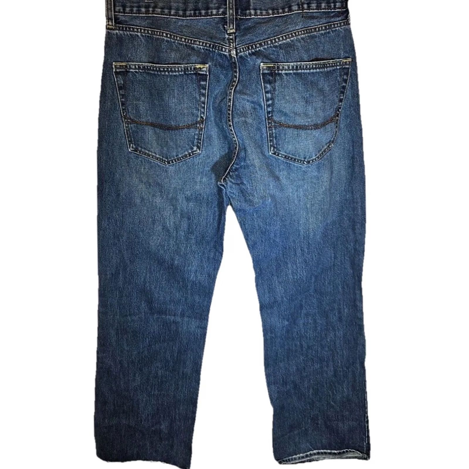 Denime Bullhead Jeans Men 34x32 Straight Medium Wash Denim Regular Size 34 Blue Stripe? Size US 34 / EU 50 - 4 Thumbnail