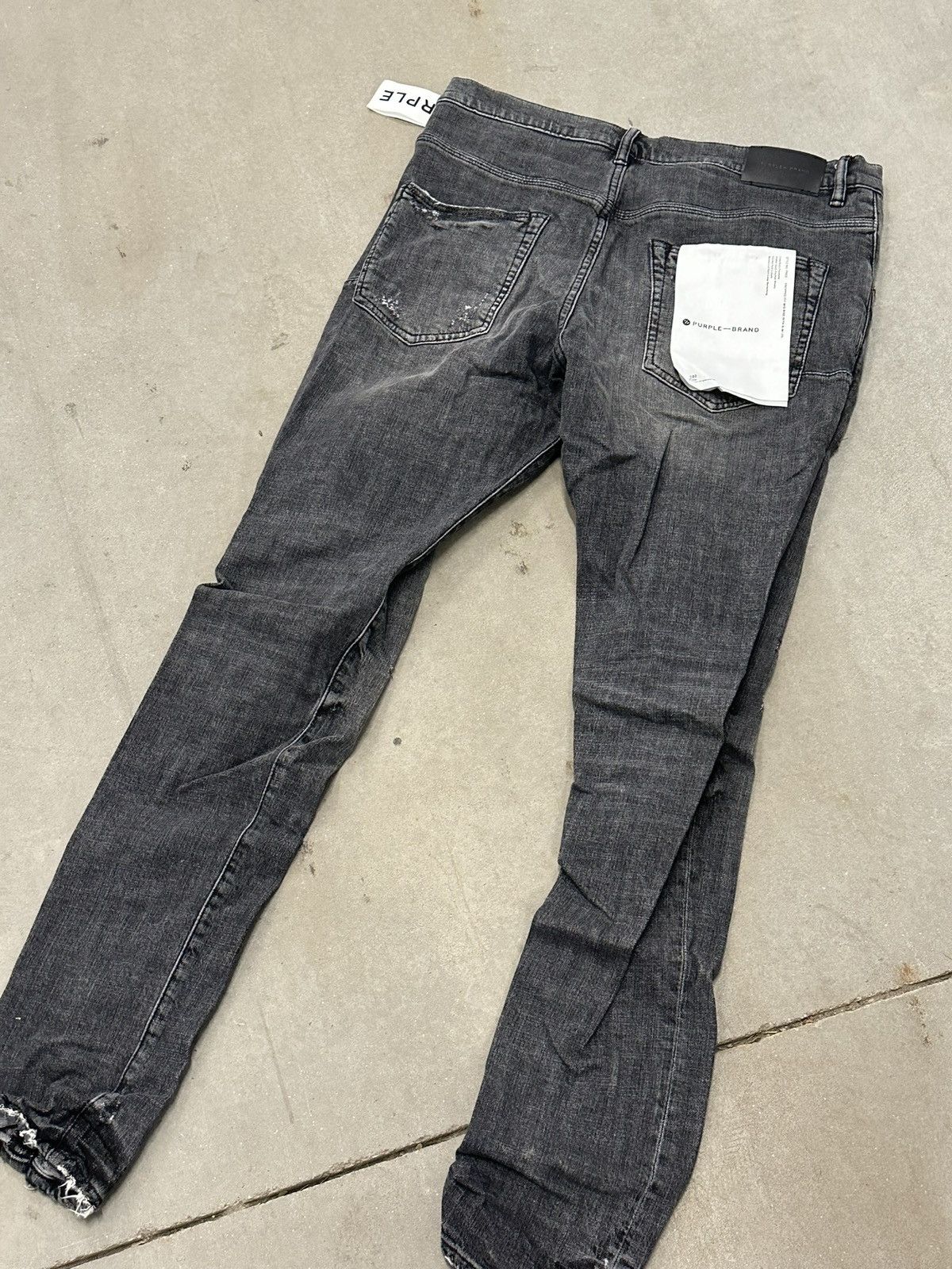 Purple Purple Brand Black One Year Jeans Size US 33 - 6 Thumbnail
