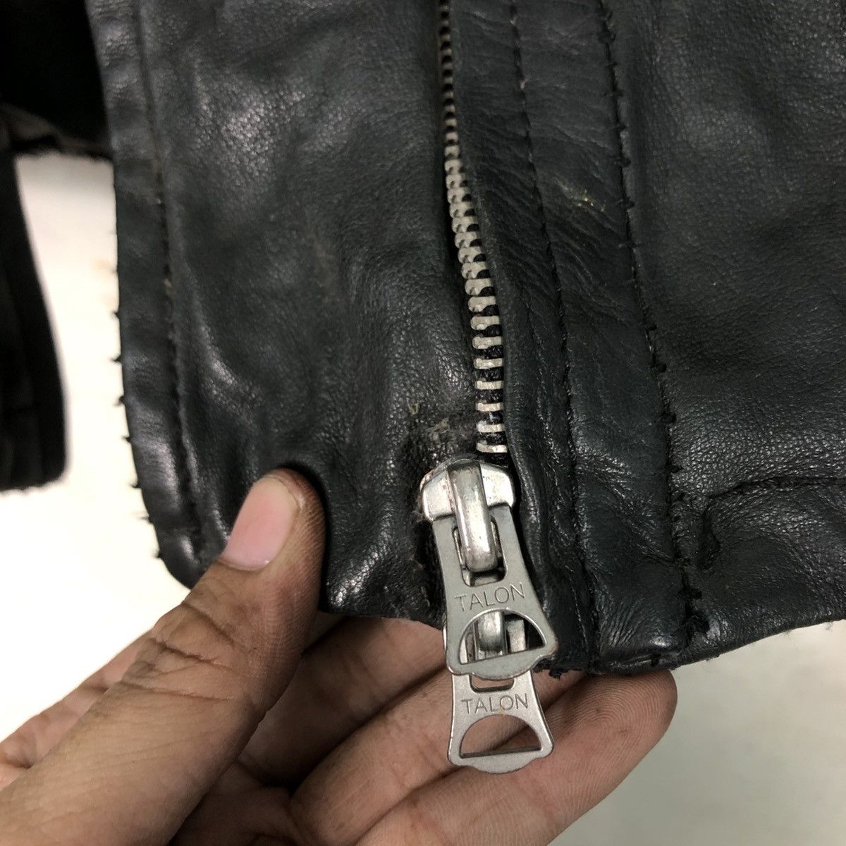 Japanese Brand 📌Cropped Biker Leather Jacket Rose Bud Bondage Size US M / EU 48-50 / 2 - 18 Thumbnail