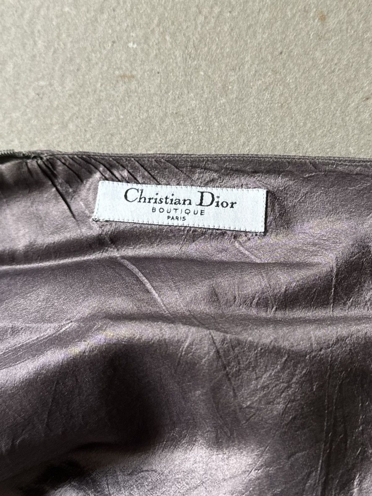 Dior Runway Christian Dior by John Galliano Draped Silk Dress Size M / US 6-8 / IT 42-44 - 4 Thumbnail