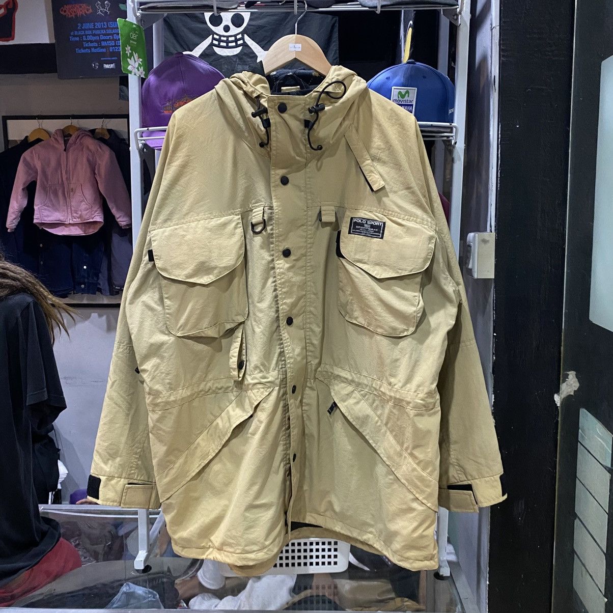 Polo Ralph Lauren × Vintage Vintage Polo Ralph Lauren Sportsman Tactical Jacket Large Size US XXL / EU 58 / 5 - 1 Thumbnail