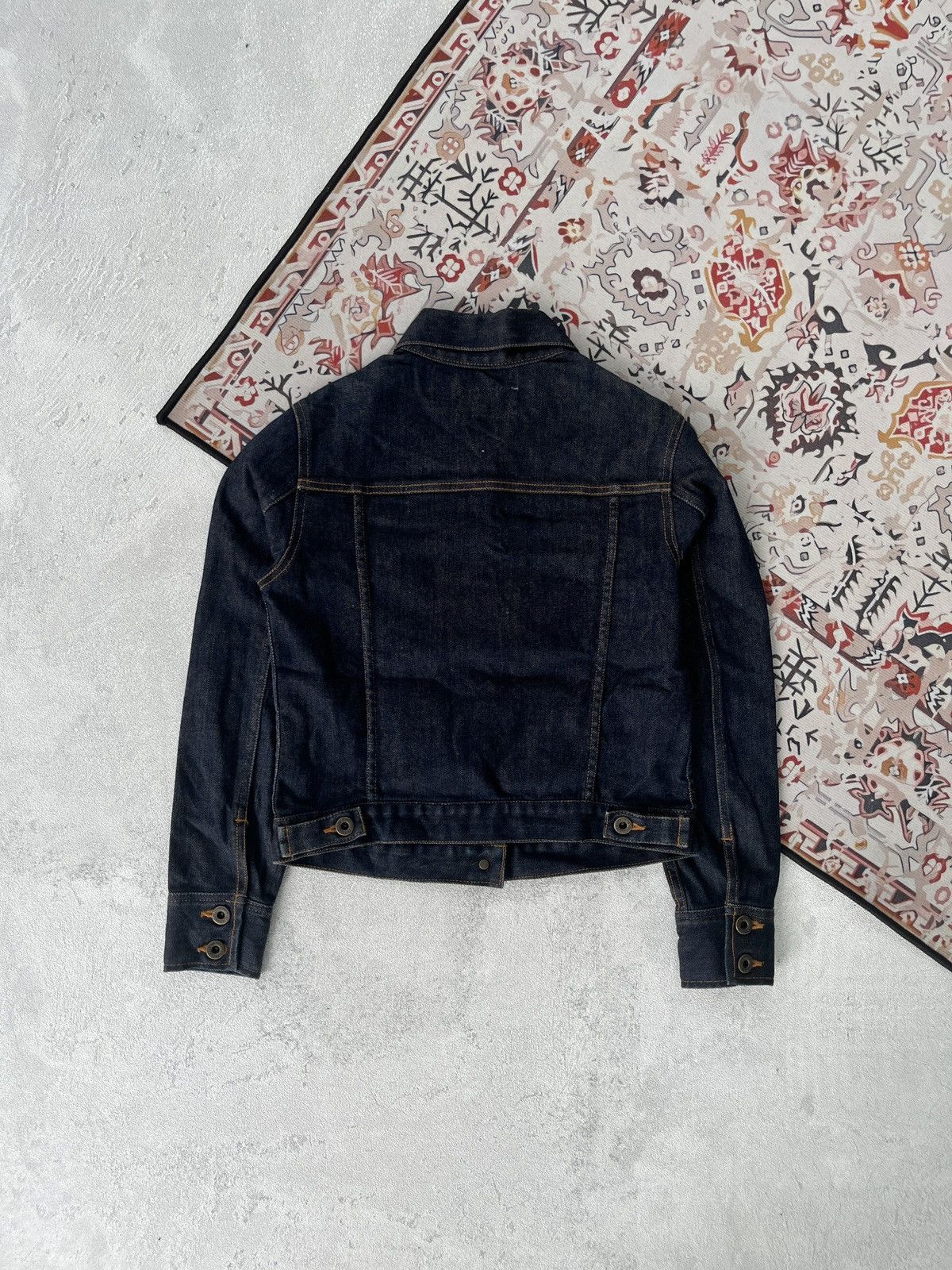 Hysteric Glamour HYSTERIC GLAMOUR Indigo Denim Trucker Jeans Jacket Size US XS / EU 42 / 0 - 5 Thumbnail