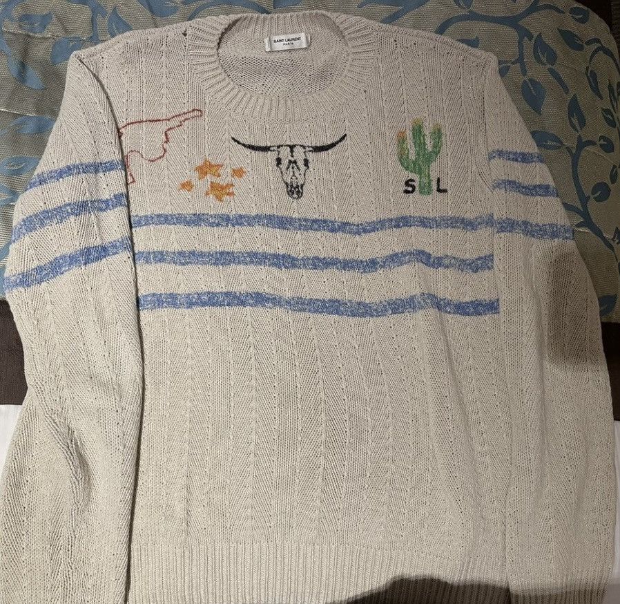 Saint Laurent Paris Western knitwear Size US M / EU 48-50 / 2 - 1 Thumbnail
