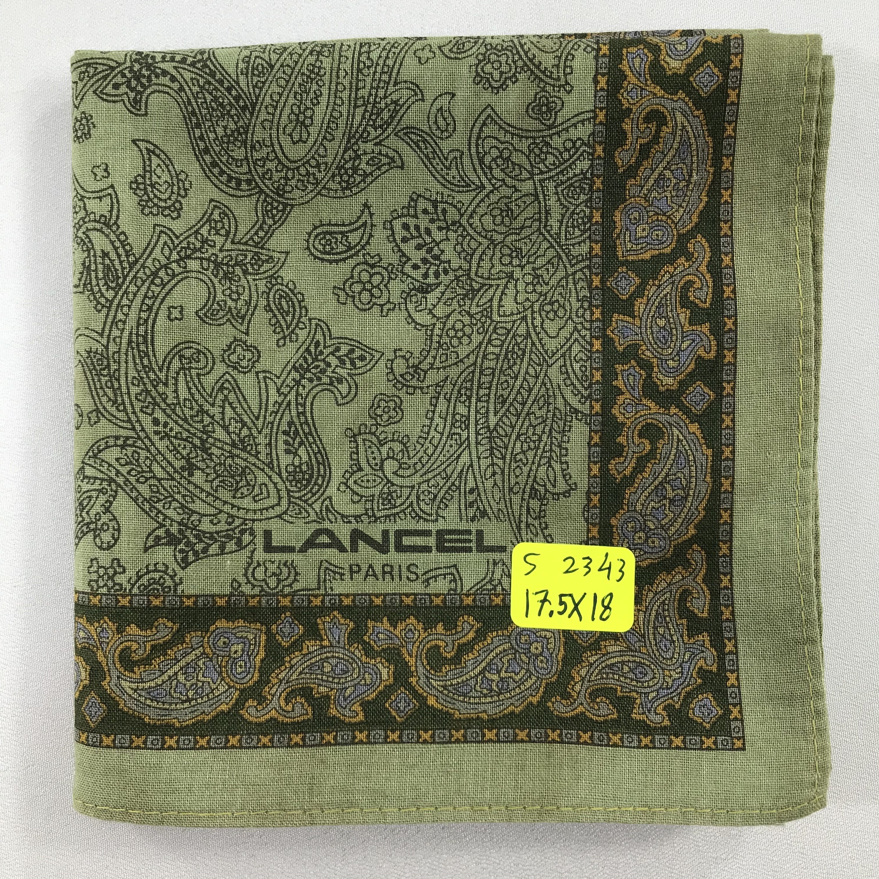 Lancel × Vintage Lancel Bandana / Handkerchief / Neckerchief - S2343 Size ONE SIZE - 5 Thumbnail