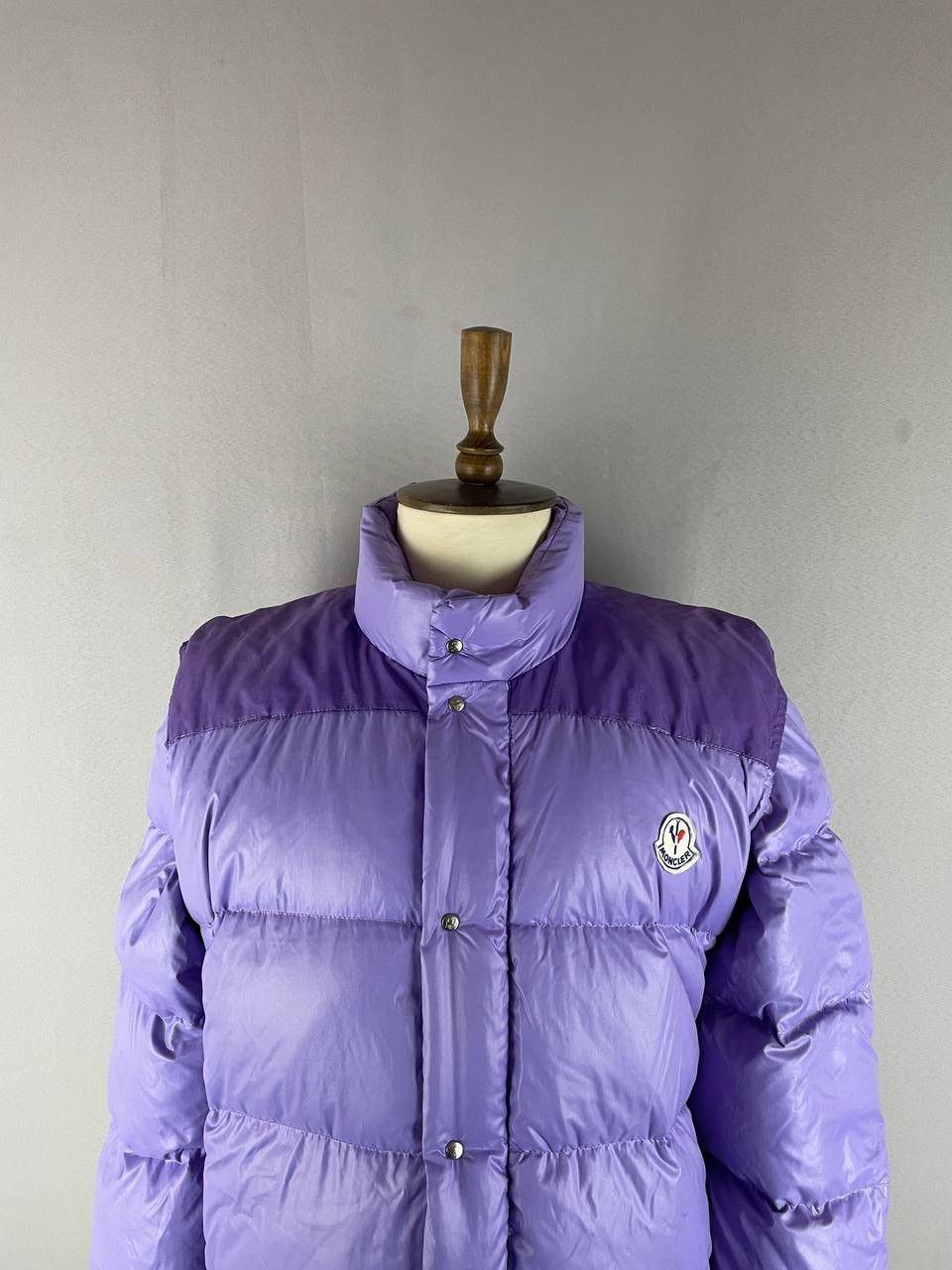 Moncler Moncler Grenoble Down Jacket Vest Vintage 1990s Purple Size US M / EU 48-50 / 2 - 2 Thumbnail