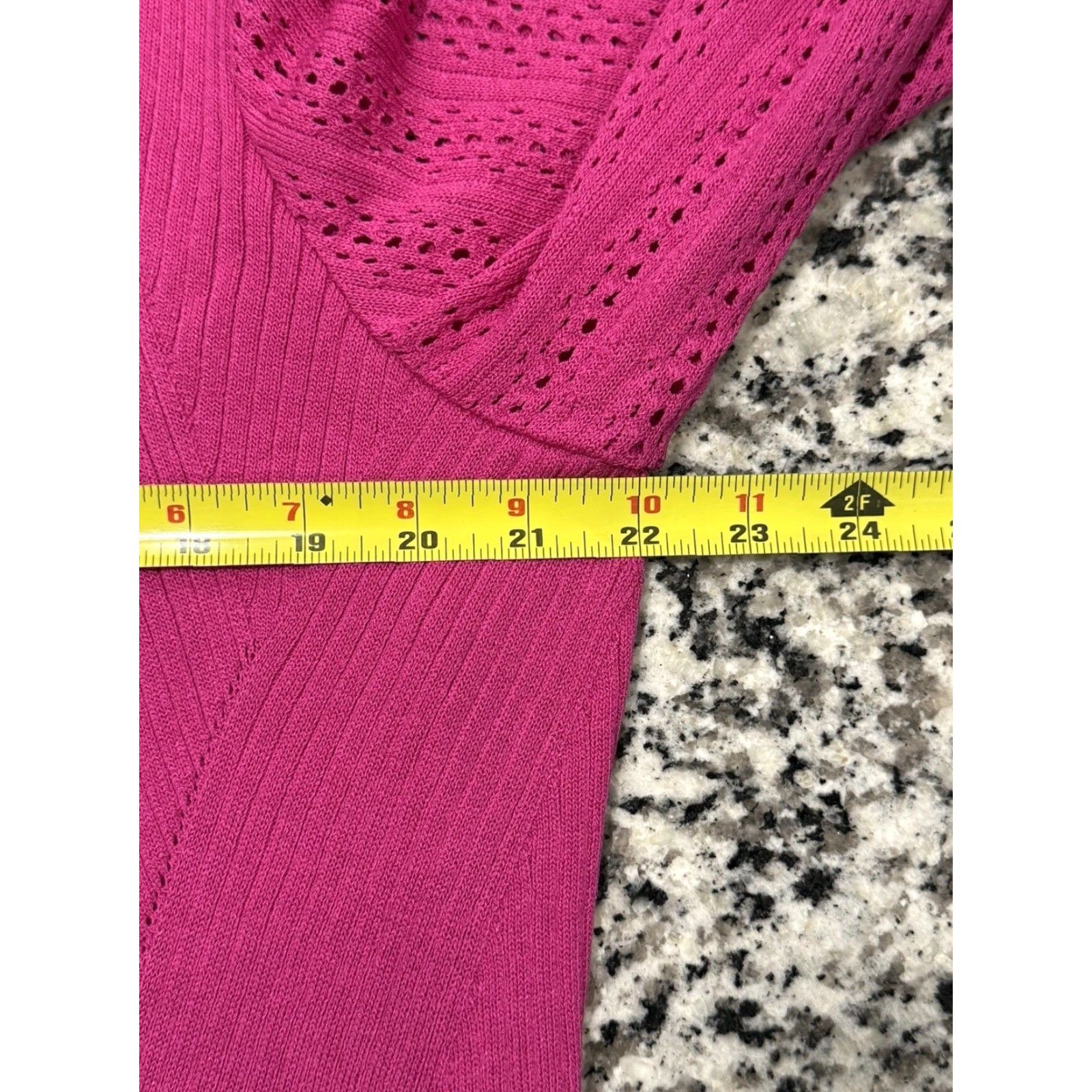 Vintage VINTAGE Misook Pink Button-Up Cardigan Women XL All Seasons Casual Formal Sweater Size XL / US 12-14 / IT 48-50 - 3 Thumbnail