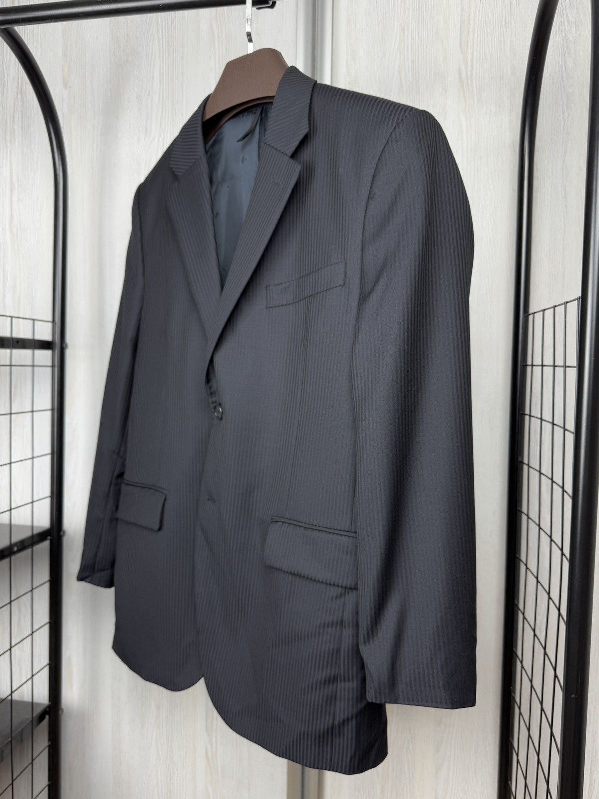 Givenchy Givenchy Paris Navy Blue Wool Pinstripe blazer sport coat Size 38R - 5 Thumbnail