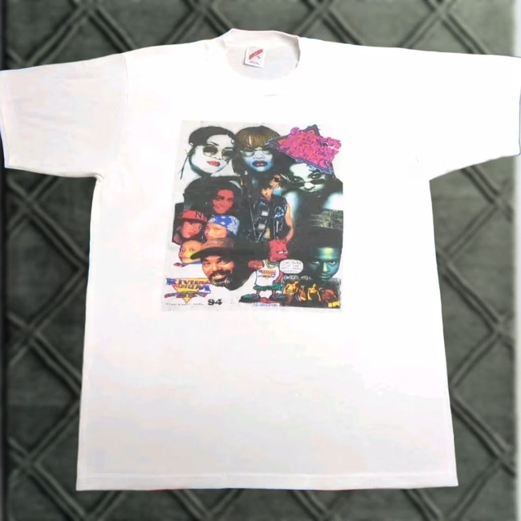 Jerzees VINTAGE Salt & Pepa R. Kelly 1994 USA Cincinnati Single Stitch XL Tee Shirt JERZEES Rap Mens Size US XL / EU 56 / 4 - 1 Thumbnail