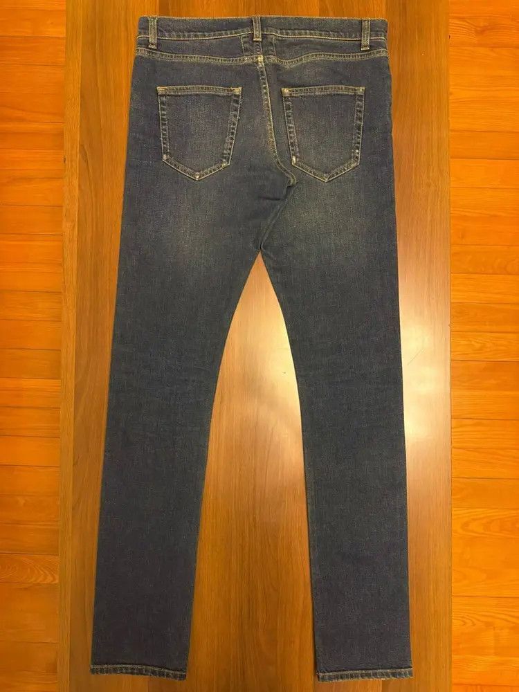 Saint Laurent Paris Saint Laurent Paris by Hedi 14AW Elastic Basic Denim-2507 Size US 31 - 3 Thumbnail