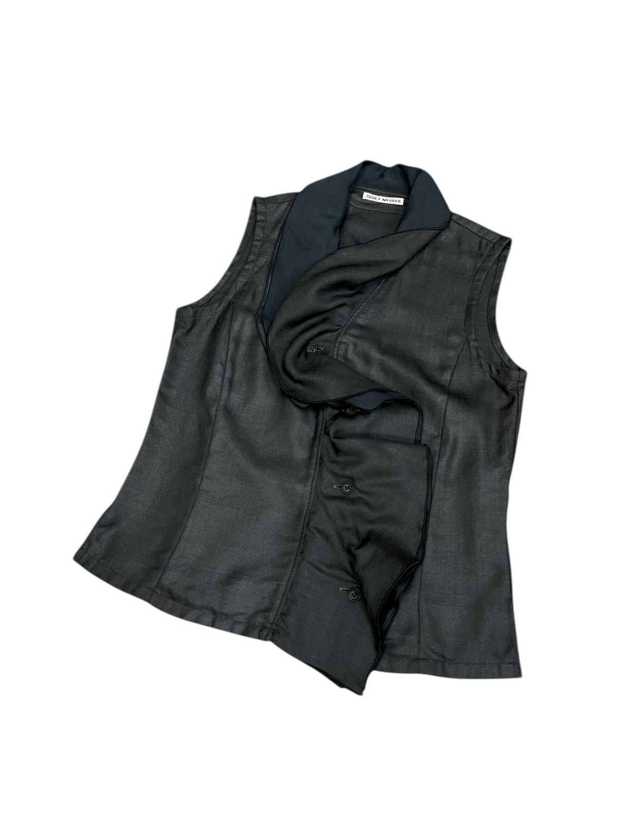 Issey Miyake 🔥ARCHIVE ISSEY MIYAKE RUFFLE VEST MADE IN JAPAN Size XS / US 0-2 / IT 36-38 - 8 Thumbnail