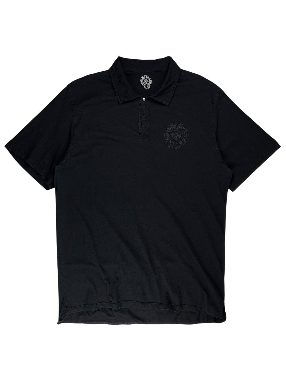Chrome Hearts × Vintage 2000's Chrome Hearts Horseshoe Polo Tee