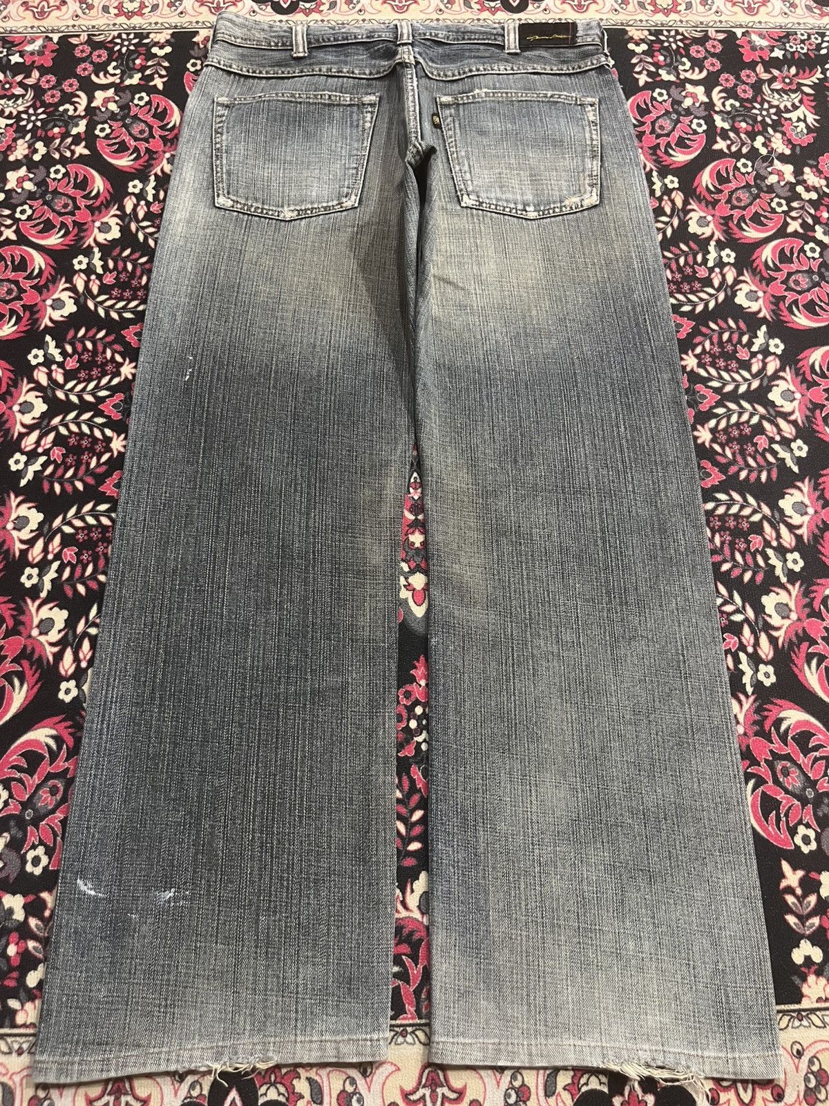 Japanese Brand Vintage Japanese Denim Craft Blowout Distressed Loose Jeans Size US 33 - 2 Thumbnail