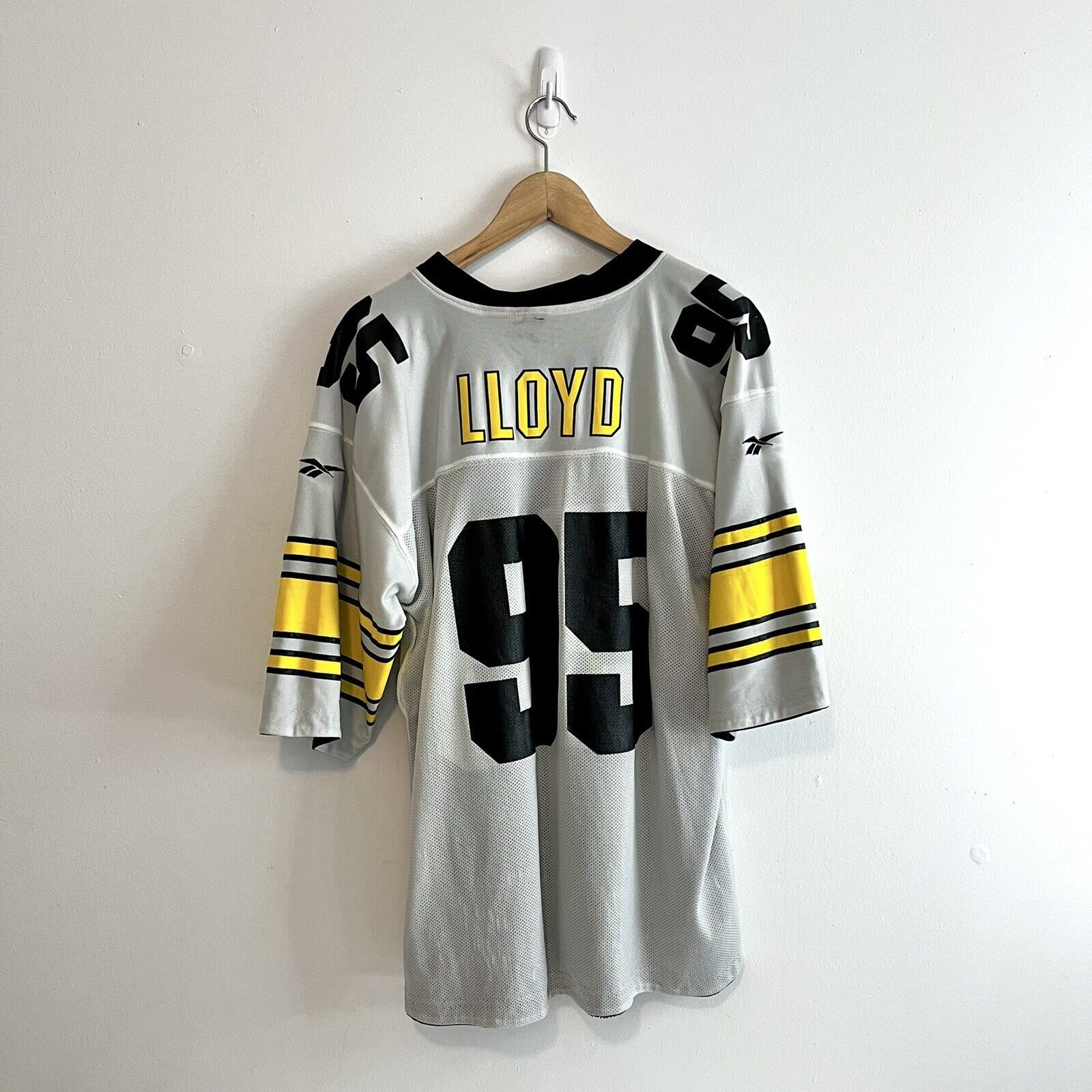Reebok 2000s Pittsburgh Steelers Jersey Greg Lloyd #95 Reversible Size US L / EU 52-54 / 3 - 6 Thumbnail