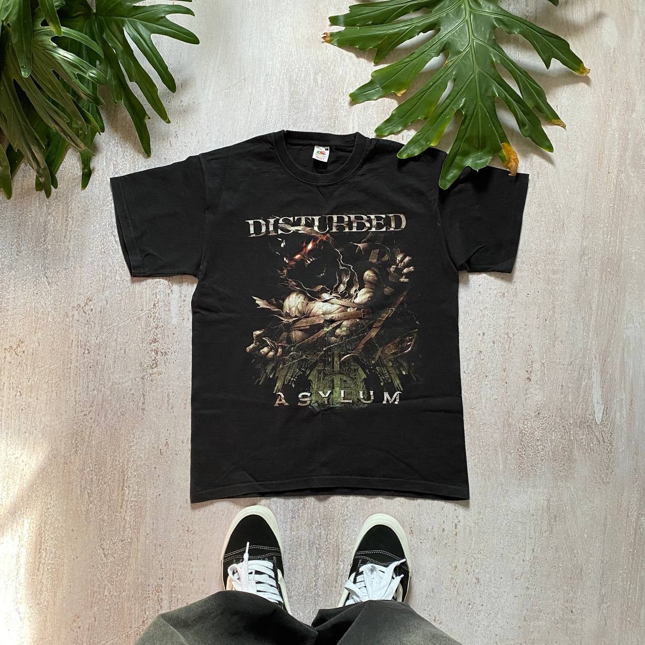 Band Tees × Vintage VINTAGE Y2K DISTURBED AMAZING FADED RARE BAND TEE 12 Size US L / EU 52-54 / 3 - 1 Thumbnail