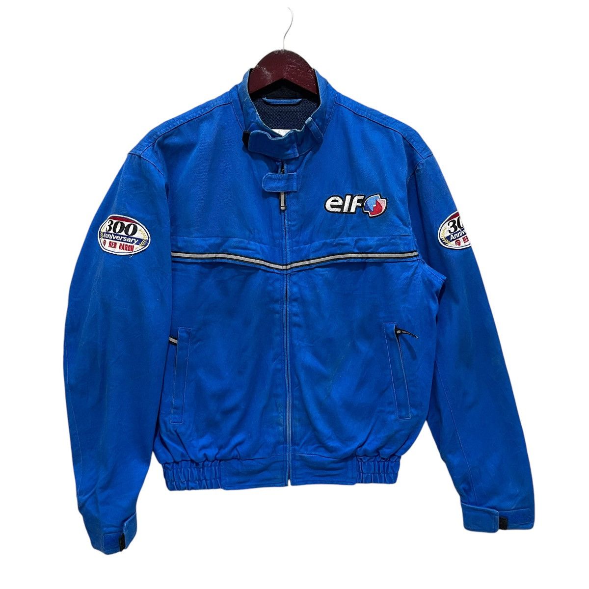 Vintage Vintage Elf Motorcycle Jacket 300 Anniversary Red
