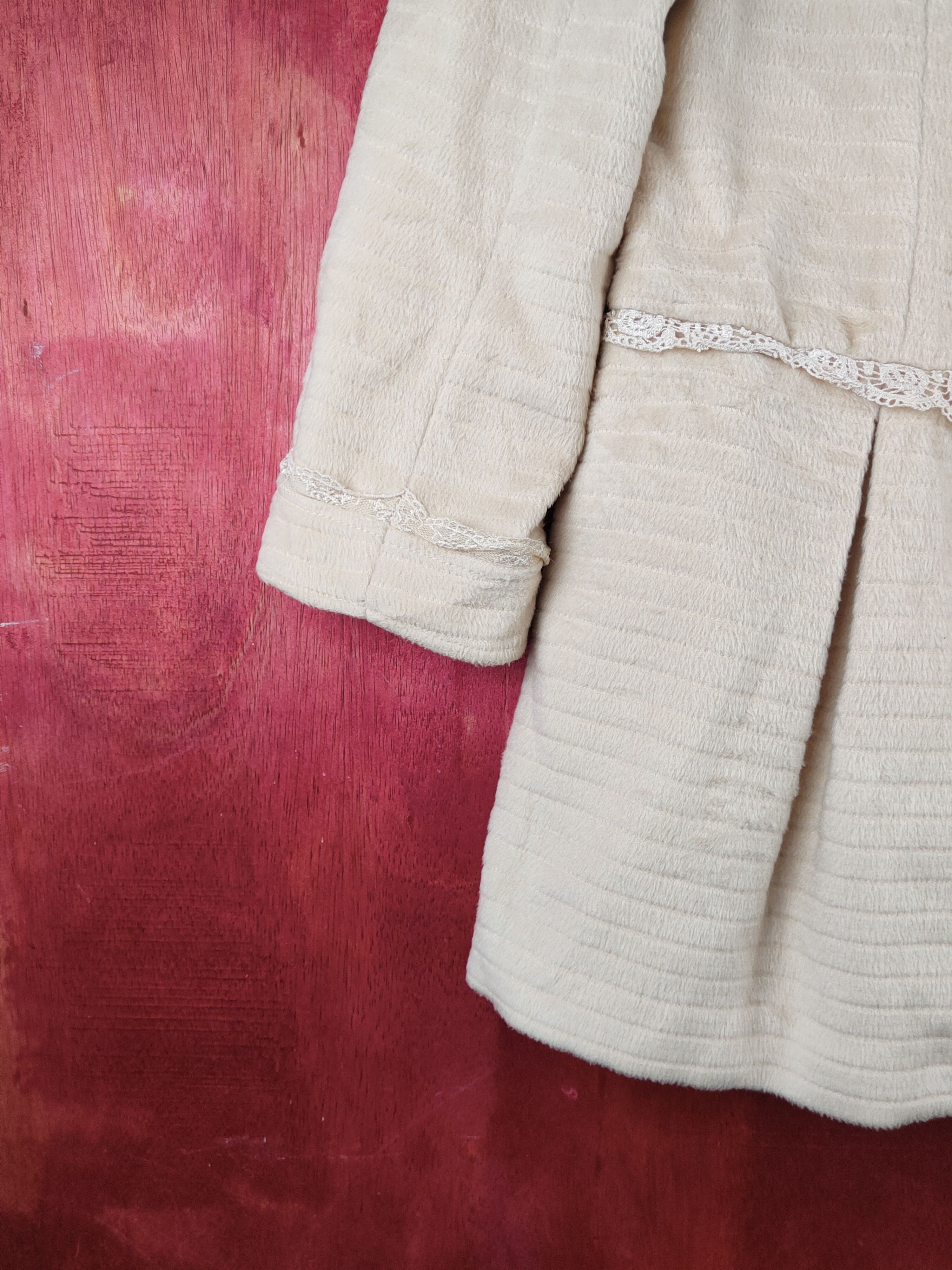 Other Avant garde fashion by Axes Femme Cream Coats Size L / US 10 / IT 46 - 4 Thumbnail
