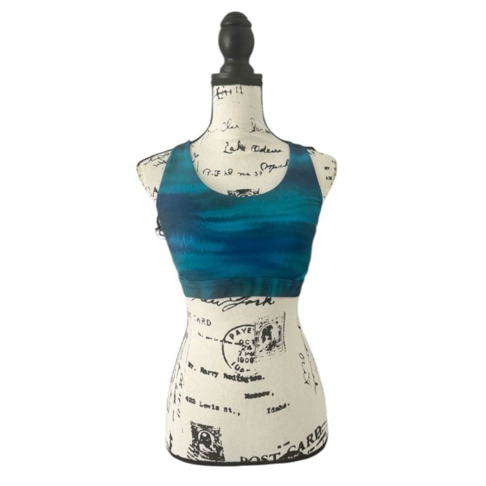 Athleta Athleta SZ S Blue gradient ocean Sports Bra Size ONE SIZE - 1 Thumbnail