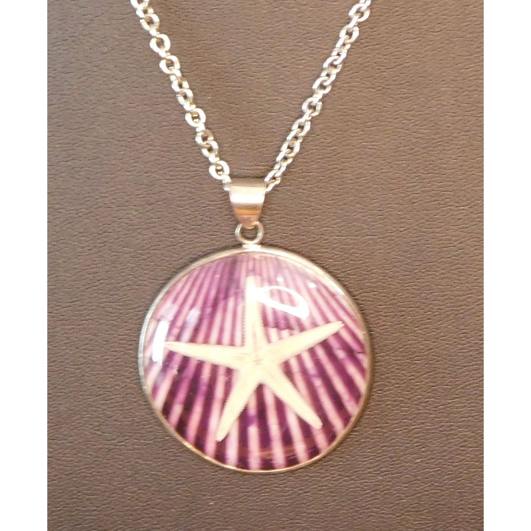 Other Mermaidcore Purple Encased Starfish Necklace Size ONE SIZE - 5 Thumbnail