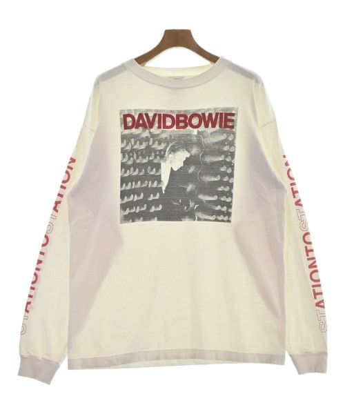 Saint Michael SAINT MICHAEL David Bowie Long Sleeve T-Shirt Ivory