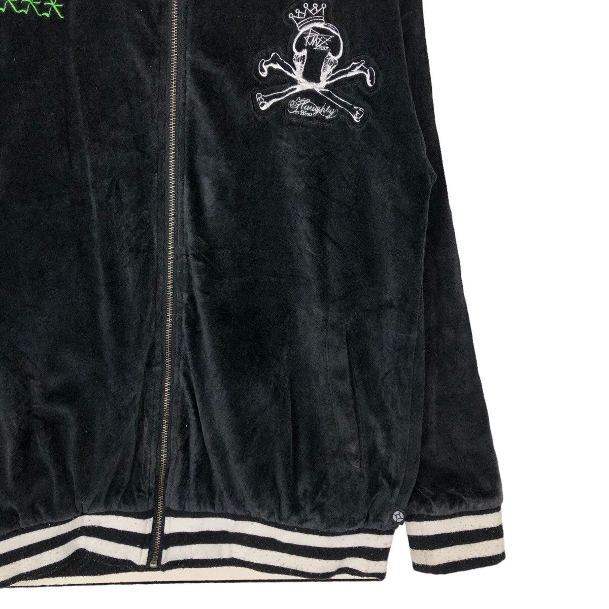 Japanese Brand × Vintage 📌VINTAGE VELVET BIKER JACKET RUFTWO JAPAN PUNK BIG LOGO Size US L / EU 52-54 / 3 - 10 Thumbnail