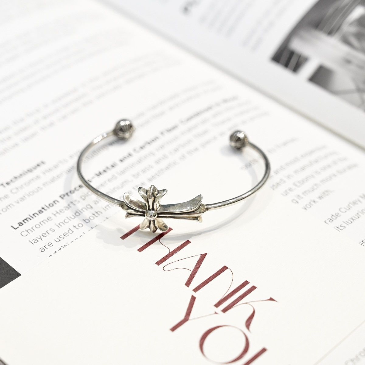 Chrome Hearts CHROME HEARTS CROSS CUFF SILVER Size ONE SIZE - 1 Thumbnail