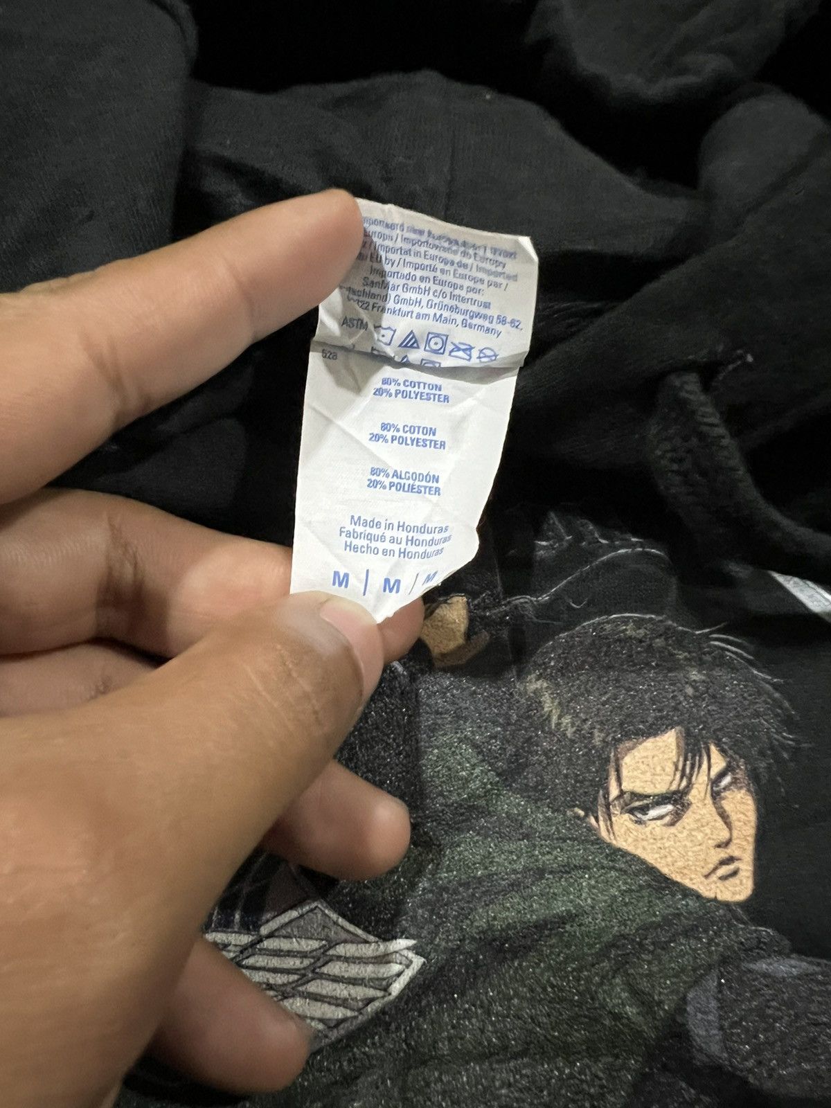 Anime × Japanese Brand × Vintage Vintage Levi Ackerman Attack on Titan 🇯🇵 Manga Hoodie Size US M / EU 48-50 / 2 - 7 Thumbnail