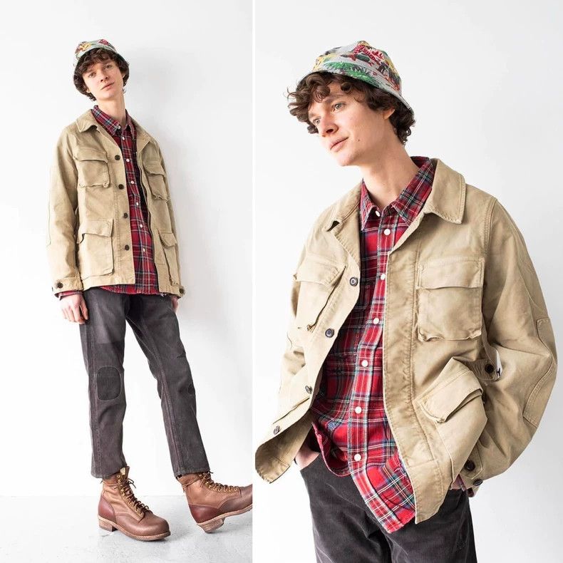 Visvim VisvimHeavy Wash Work Jacket Four Bag Jacket 2504-Nextarrow Size US M / EU 48-50 / 2 - 2 Thumbnail