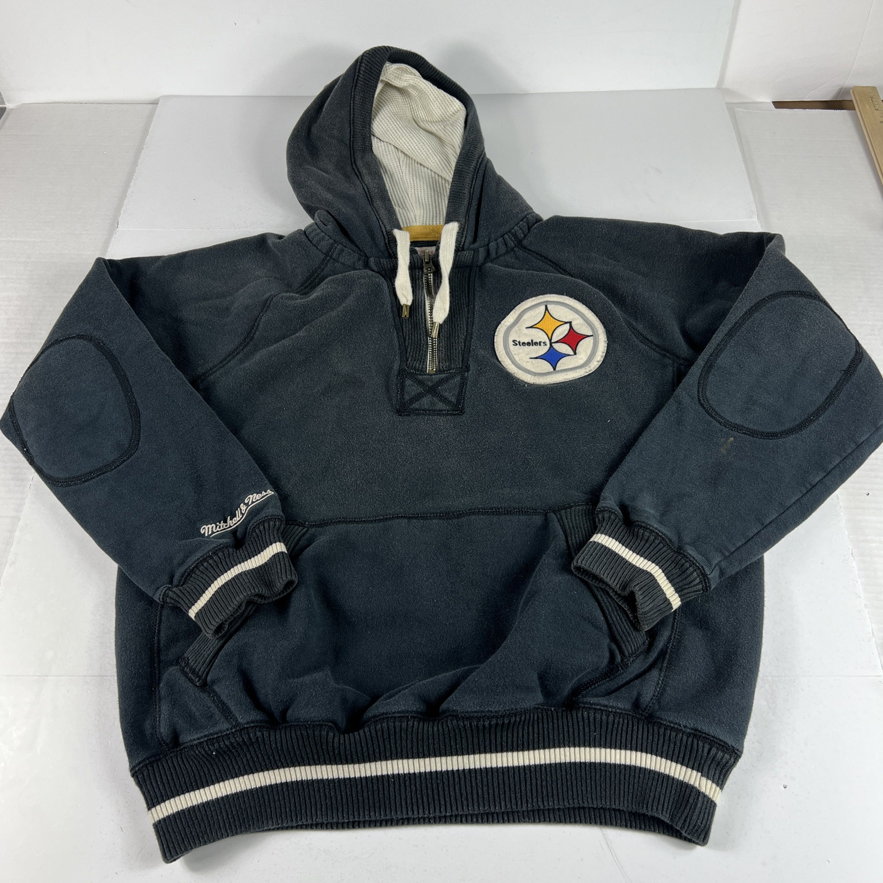 Mitchell & Ness Mitchell Ness Pittsburgh Steeler Throwback Sweatshirt Hoodie Size US M / EU 48-50 / 2 - 1 Thumbnail
