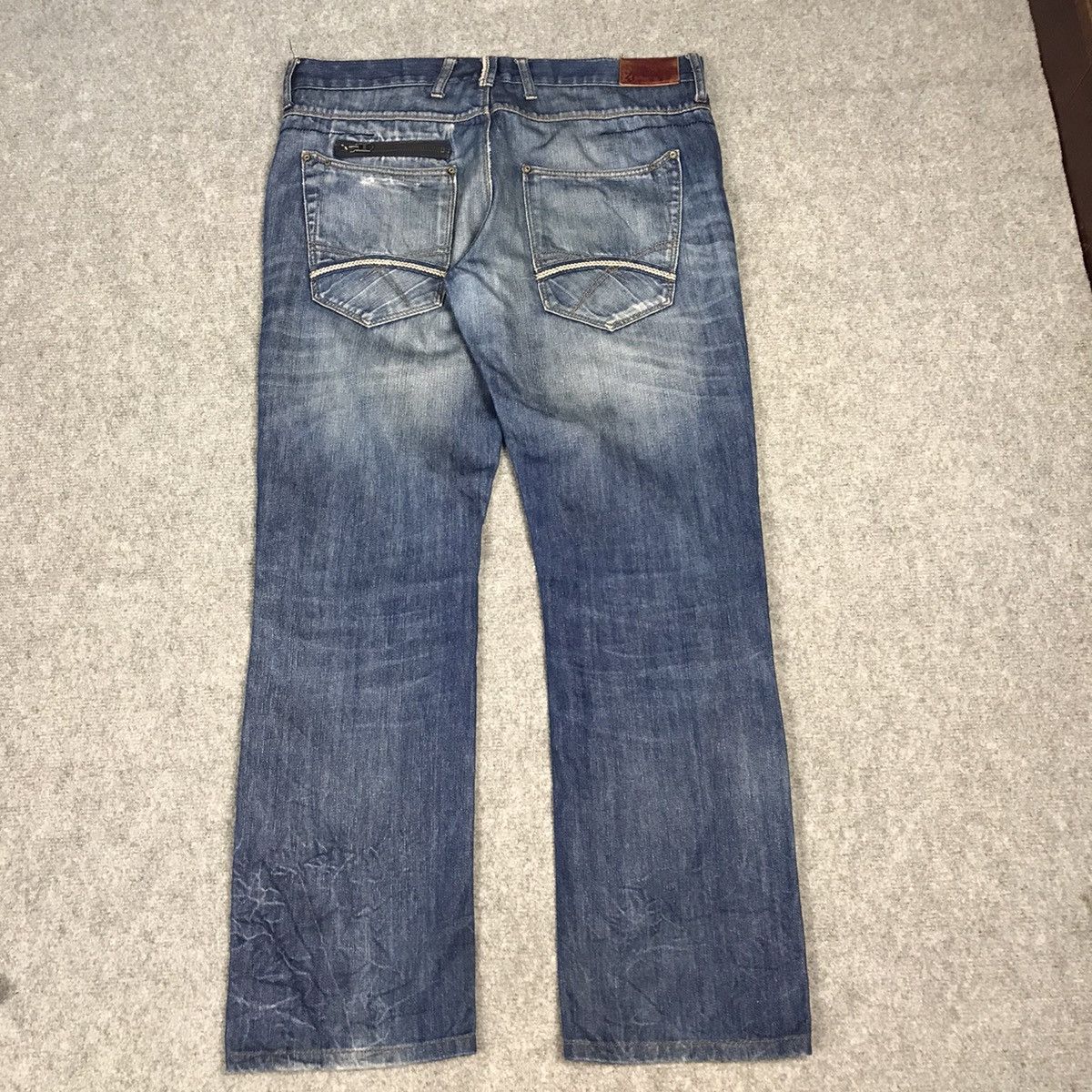 Japanese Brand × Zara Distressed japan style denim Zara jeans pants Size US 32 / EU 48 - 9 Thumbnail