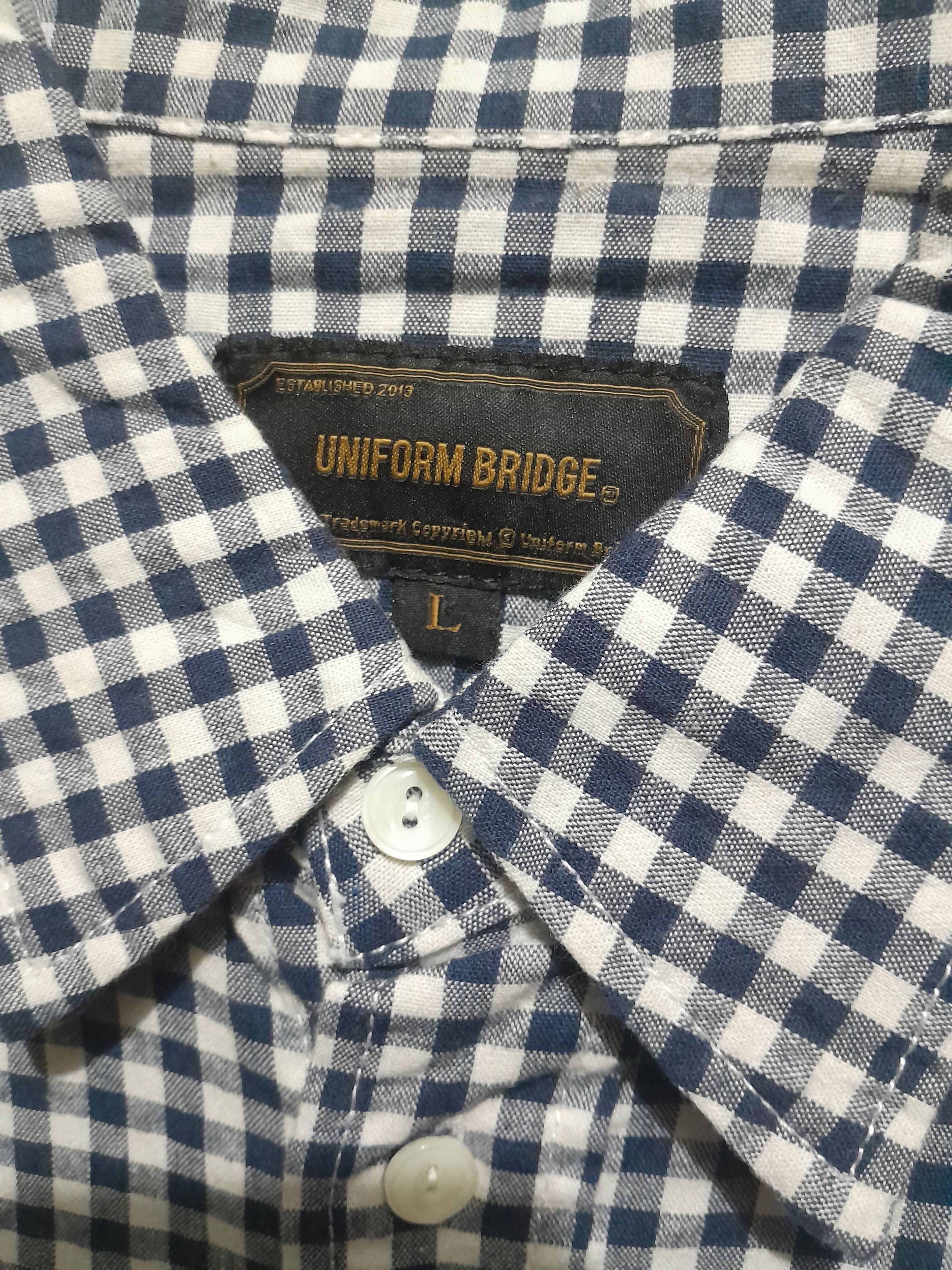 Japanese Brand × Uniform Bridge Uniform Bridge check single pocket shirt Size US L / EU 52-54 / 3 - 2 Thumbnail