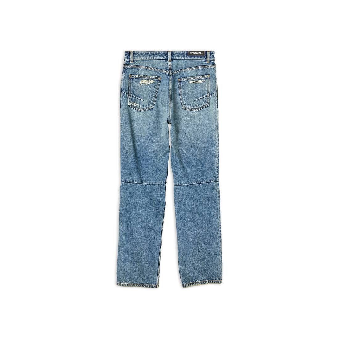 Balenciaga o1mt1gz0924 Biker Darts Pants in Blue Size US 30 / EU 46 - 6 Thumbnail