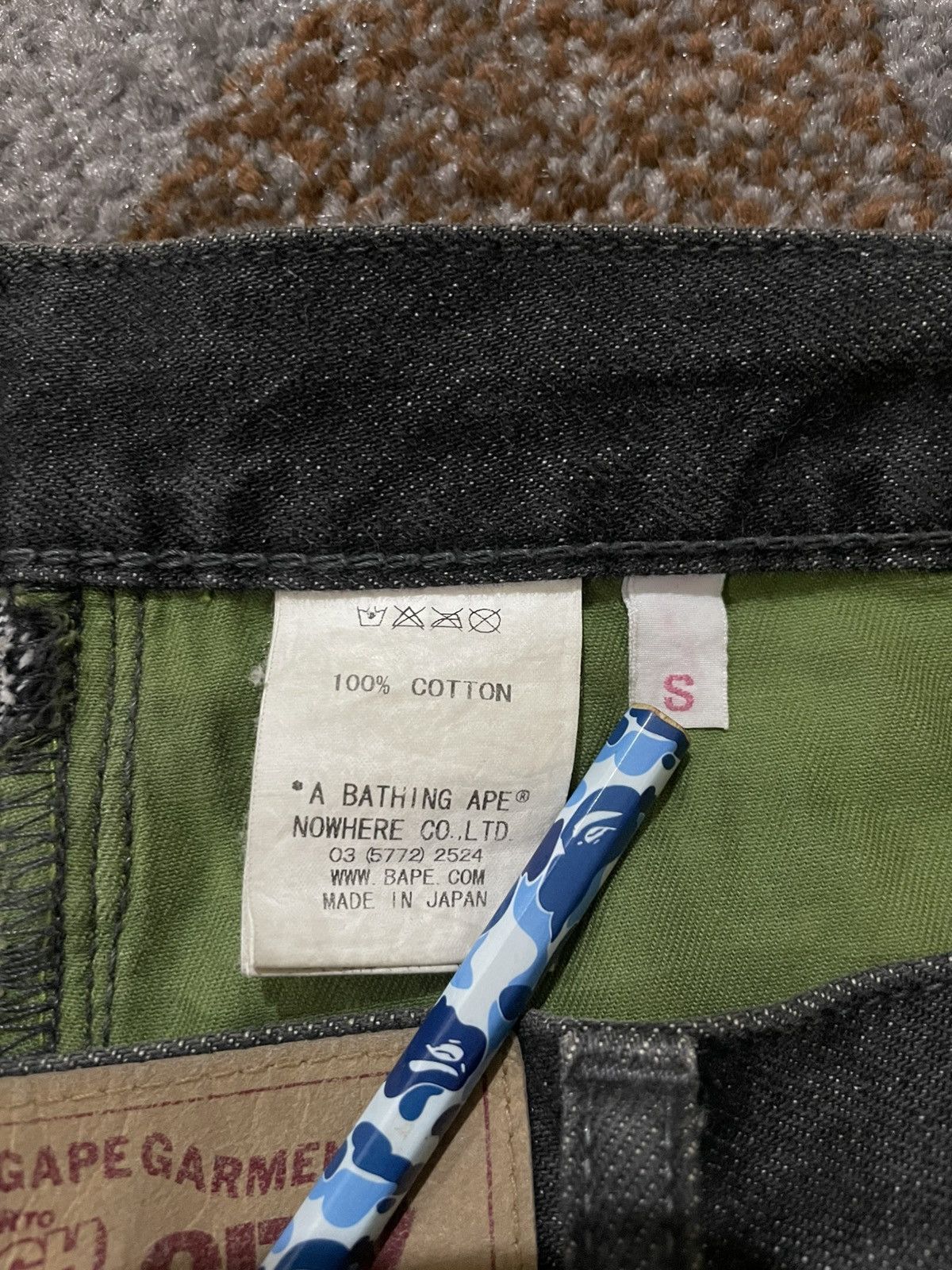 Bape Bape Bapesta Embroidered Short Denim Size 30" / US 8 / IT 44 - 8 Thumbnail