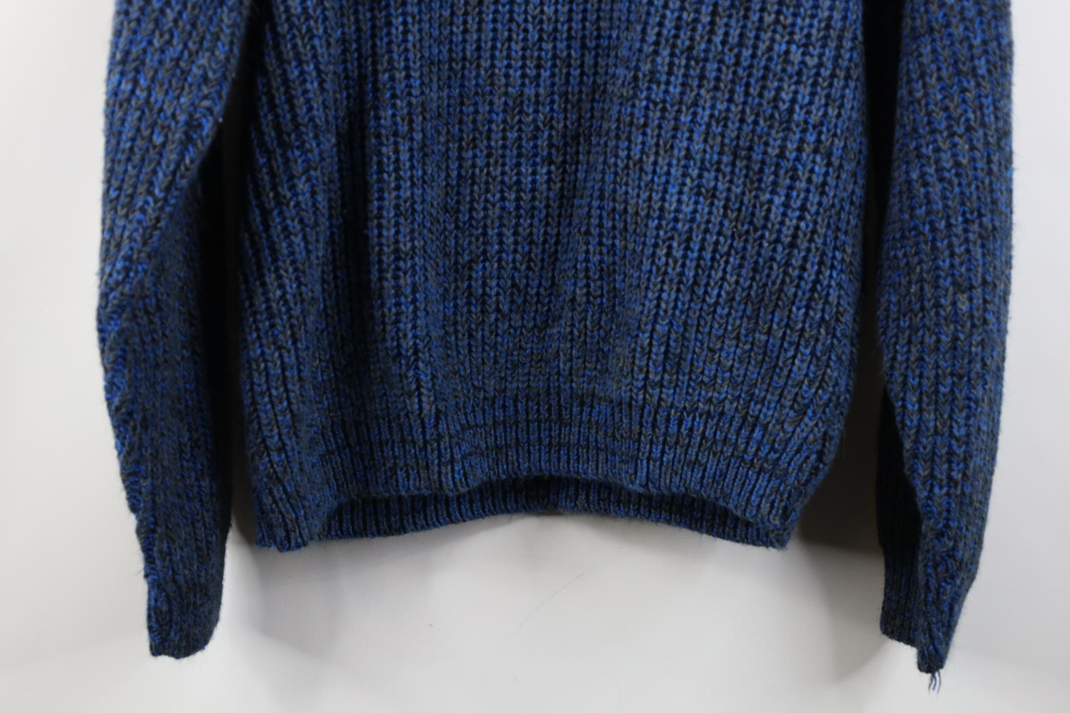 Vintage Vintage 90s Streetwear Ribbed Knit Crewneck Sweater USA Size M / US 6-8 / IT 42-44 - 9 Thumbnail