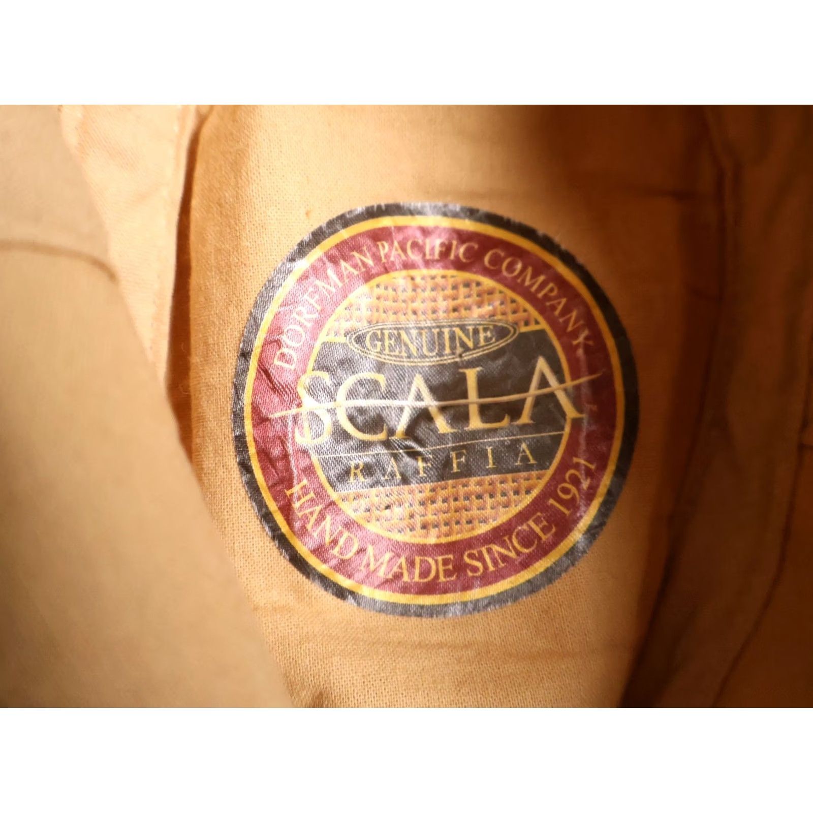 Vintage VINTAGE Scala Panama Hat Men Medium Beige Straw Packable Handmade Retro VTG Hat Size ONE SIZE - 3 Thumbnail