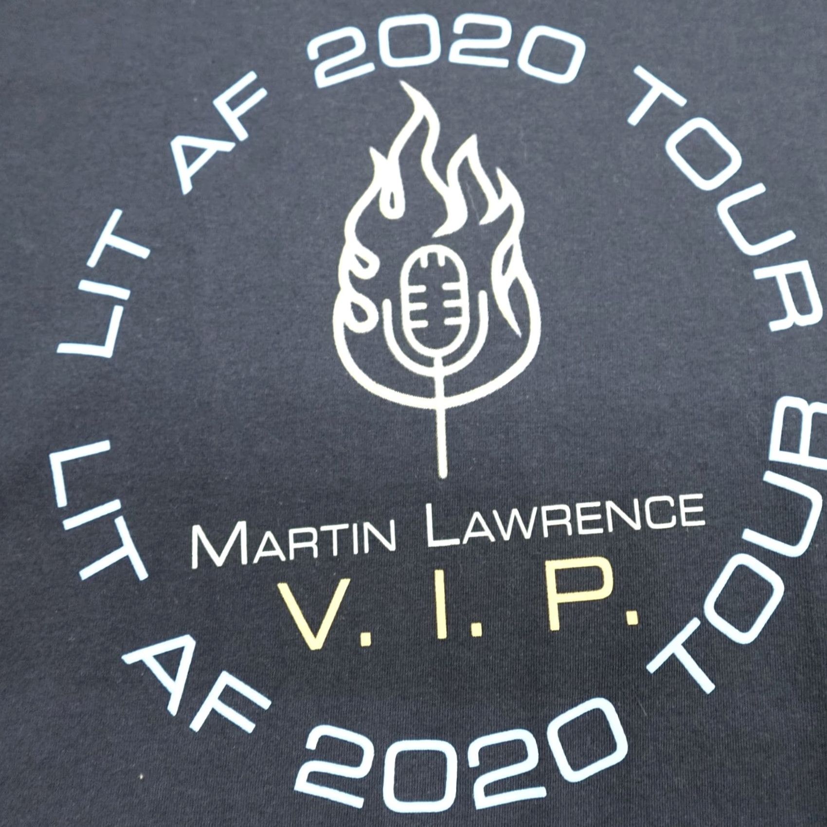 Doublet Martin Lawrence Shirt Black Small Crew Neck Short Sleeve Double-Sided Lit AF Tour 2020 Mens Size US S / EU 44-46 / 1 - 2 Thumbnail