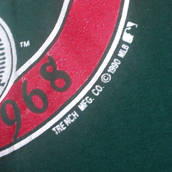 Trench USA Vintage 90s Trench Oakland Athletics T-Shirt Size US XL / EU 56 / 4 - 3 Thumbnail