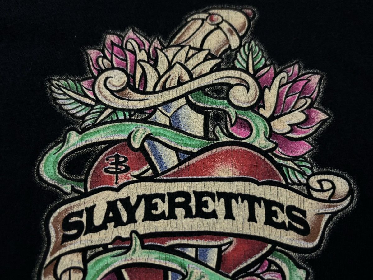 Vintage 🧛‍♂️”SLAYERETTES” Buffy The Vampire Slayer Tshirt 🧛‍♂️ Size US L / EU 52-54 / 3 - 3 Thumbnail